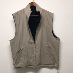 NWOT - Izod Vest Jacket - Taupe - Men’s Large